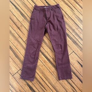 Old Navy Men's Maroon Chinos